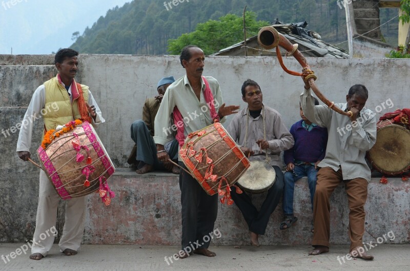 Drummers Culture Percussion Celebration Indian Culture