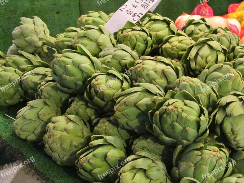 Artichoke Farmers Market Fresh Food Vegetarian