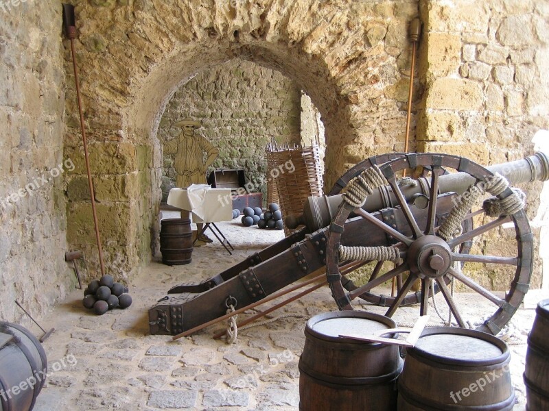 Gun Ibiza Castle Historic Center Balearic Islands