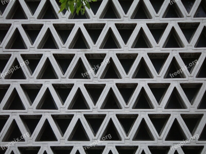 Geometric Pattern Architectural Detail Design Texture Wall