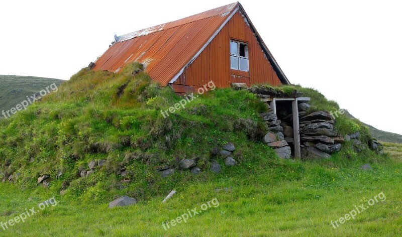 Chalet Iceland Ruin Free Photos