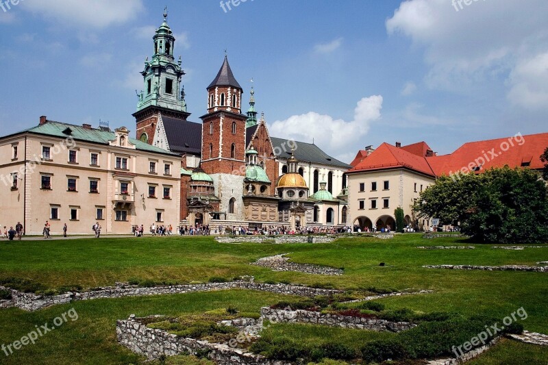 Kraków Poland Wawel Monument Castle