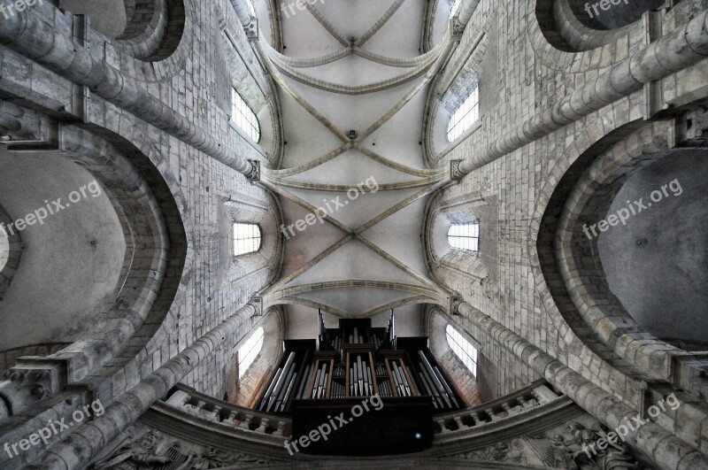 Germigny Meadowsweet France Basilica Religion Ceiling