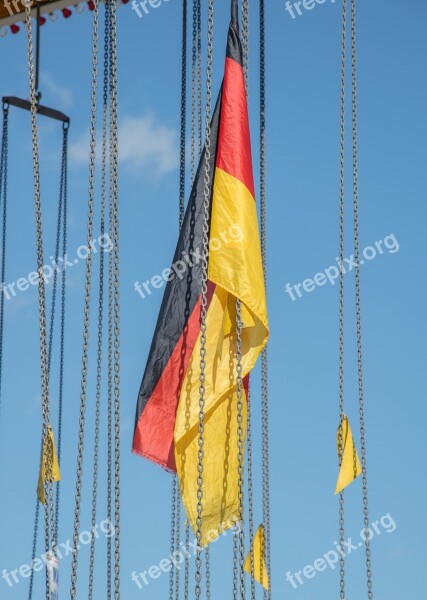 Flag Germany Black Red Gold