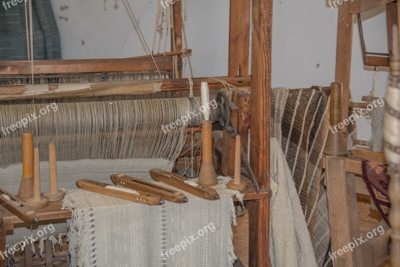 Loom Weave Spider Old Antique