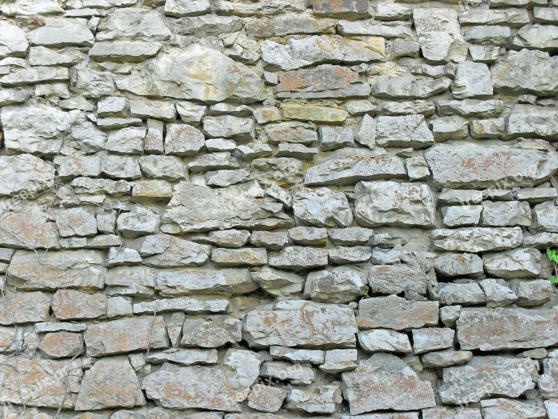 Wall Stone Masonry Castle Wall Natural Stone