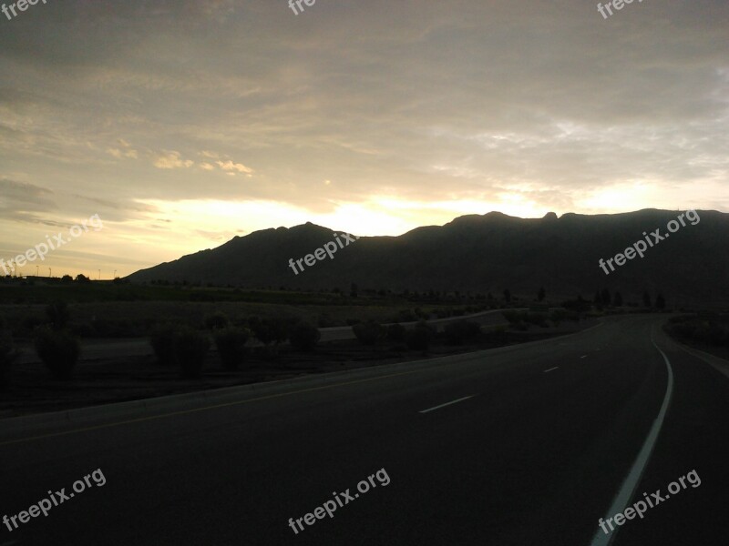 Sunrise Mountains Foothills Sandia Mountains Outdoor