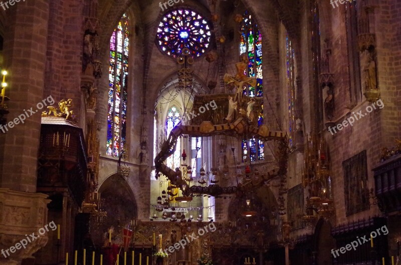 Cathedral Palma De Mallorca Altar Fun Free Photos