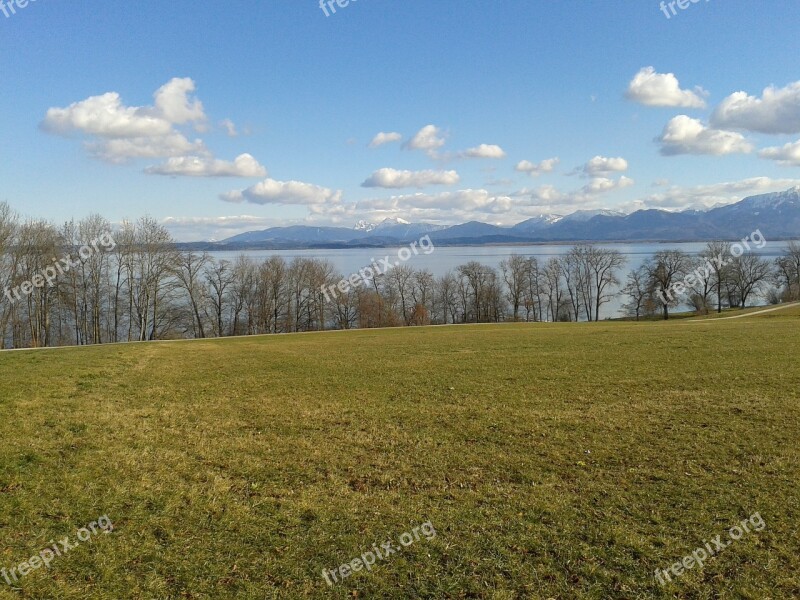 Water Chiemsee Autumn Free Photos