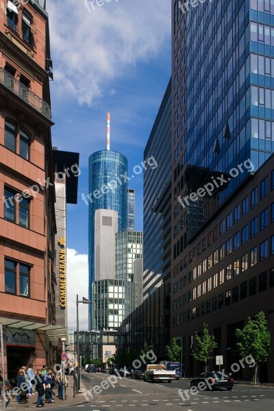 Frankfurt Skyscraper Financial Centre Skyscrapers Germany