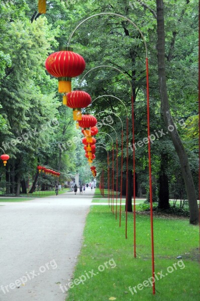 Warsovie Park Garden Chinese Poland