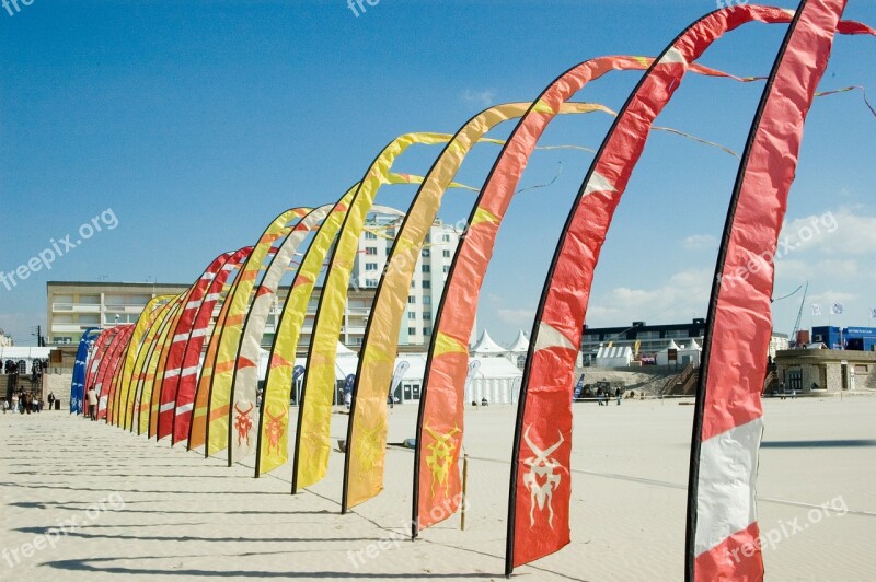 Berck Kite Beach Wind Free Photos