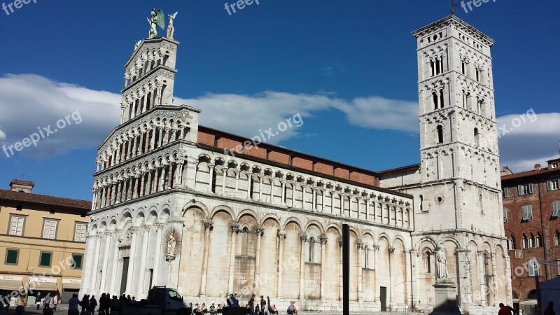 Tuscany Duomo Lucca Free Photos