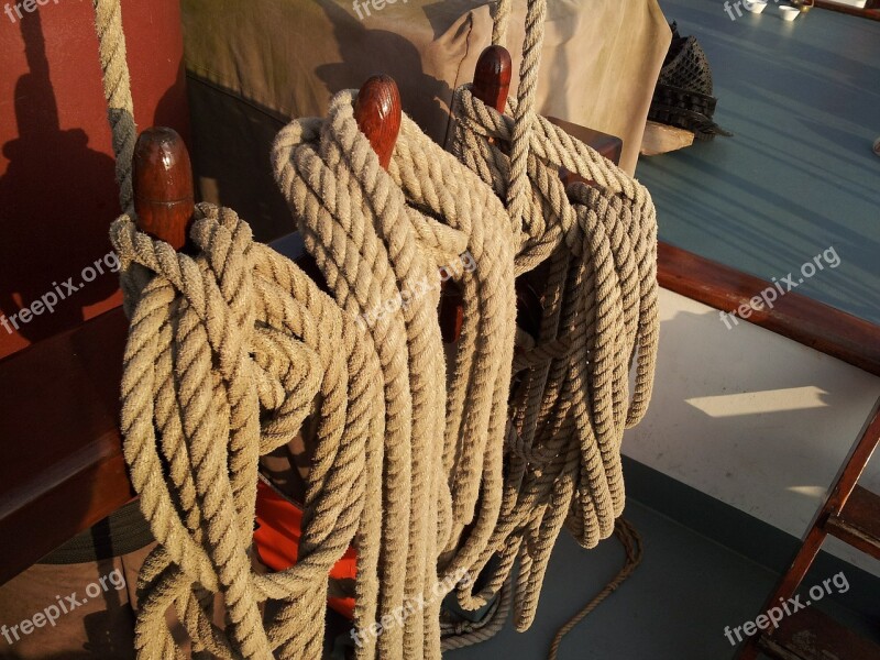 Boat Rope Ship Travel Sail