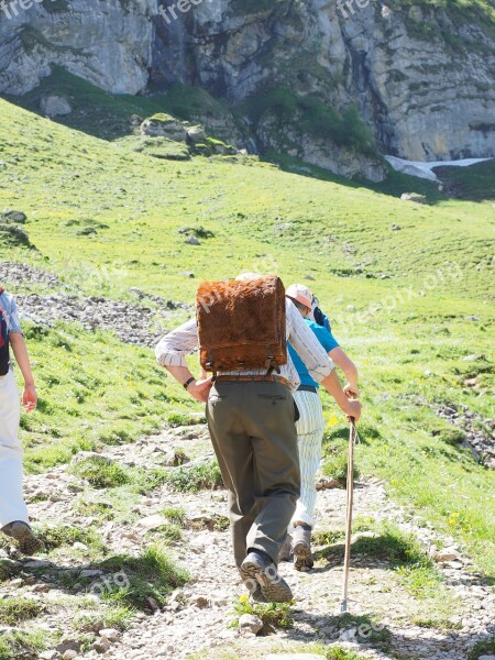 Wanderer Backpack Kuhfell Old Fashioned Yesterday