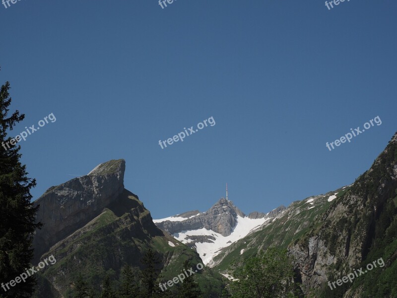 Hike Hiking Tour Mountains Alpine Säntis