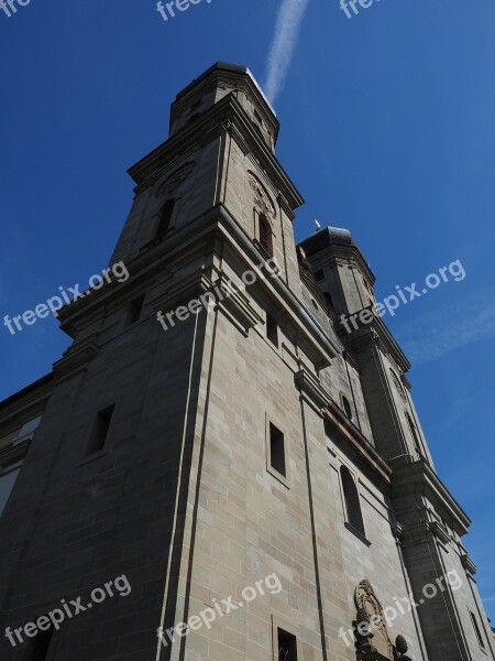 Church Steeples Church Friedrichshafen Building Architecture