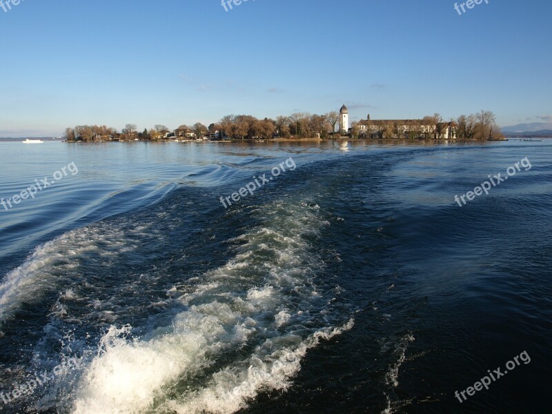 Chiemgau Chiemsee Lake Bavarian Sea Ladies Island