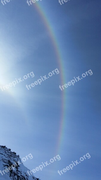 Halo Rainbow Spectrum Sky Sun