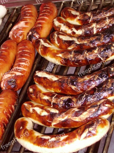 Bratwurst Sausage Grill Barbecue Grill Sausage