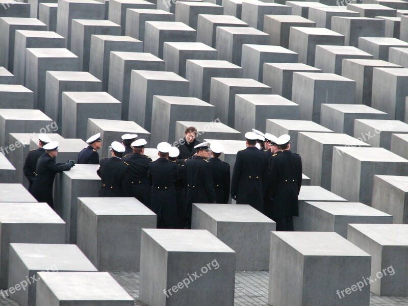 Holocaust Memorial Berlin Monument Holocaust Concrete