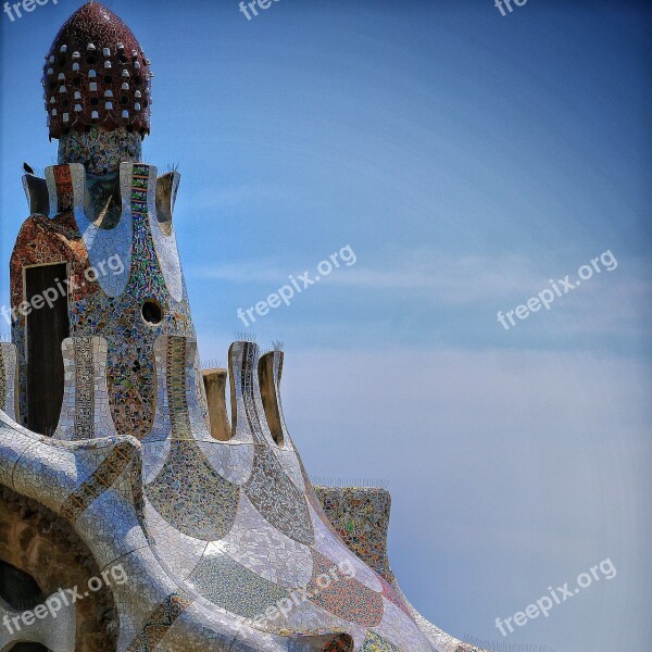 Cheetah Park Gaudi Barcelona Free Photos