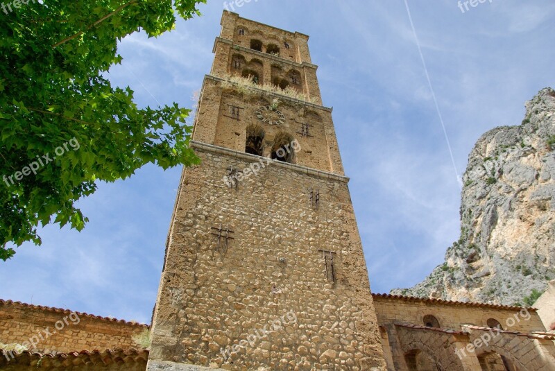 Medieval Village Provence Tower Bell Tower Architecture