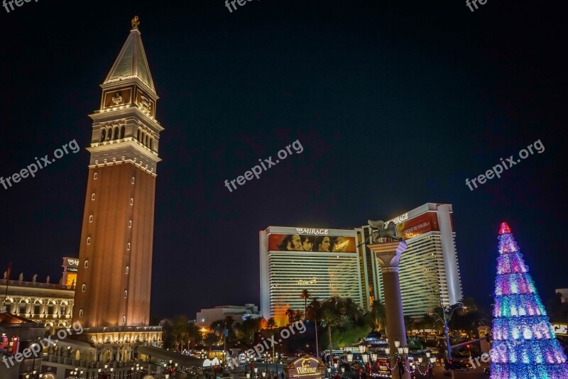 Las Vegas Venetian Mirage Christmas Tree Decorations