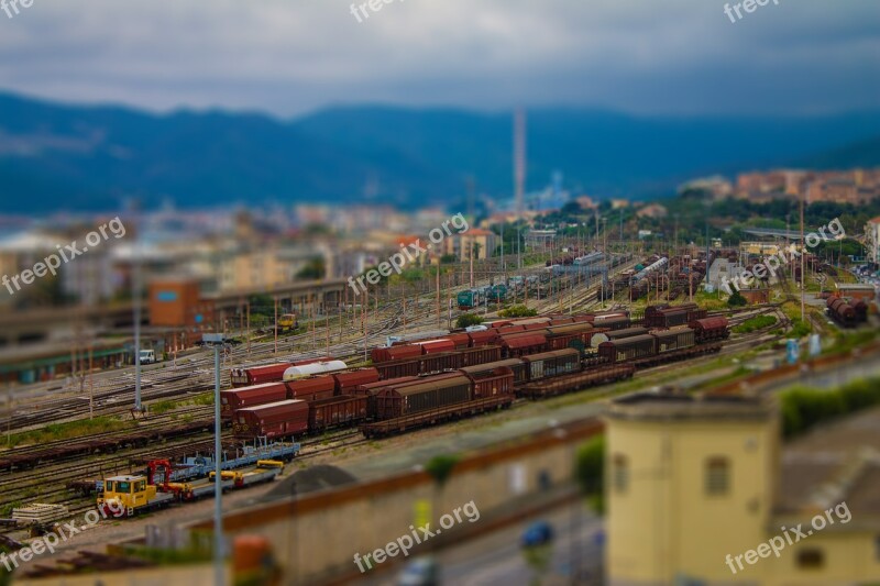 Station Miniature Freight Yard Savona Free Photos