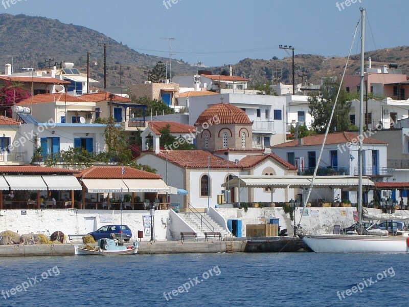 Church Port Of Perdika Aegina Island Greece Free Photos