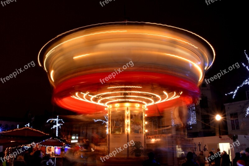 Carousel Light Colors Funfair Mill