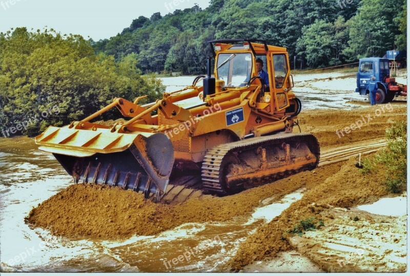 Construction Machine Shovel Tracked Vehicle Excavation Havel