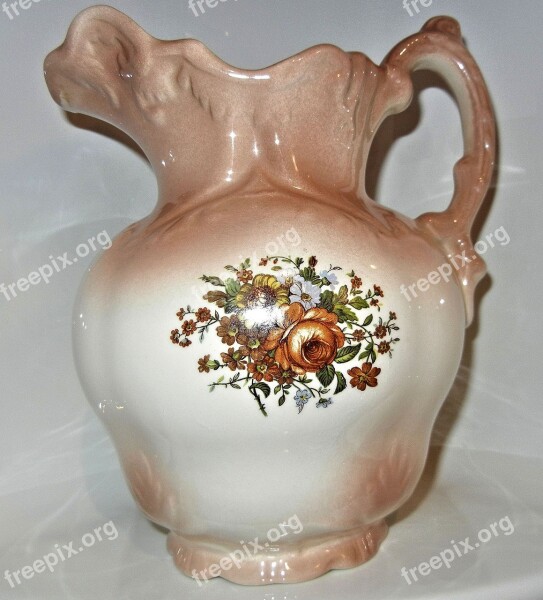 Ceramic Vase Antique Hand Painted Free Photos