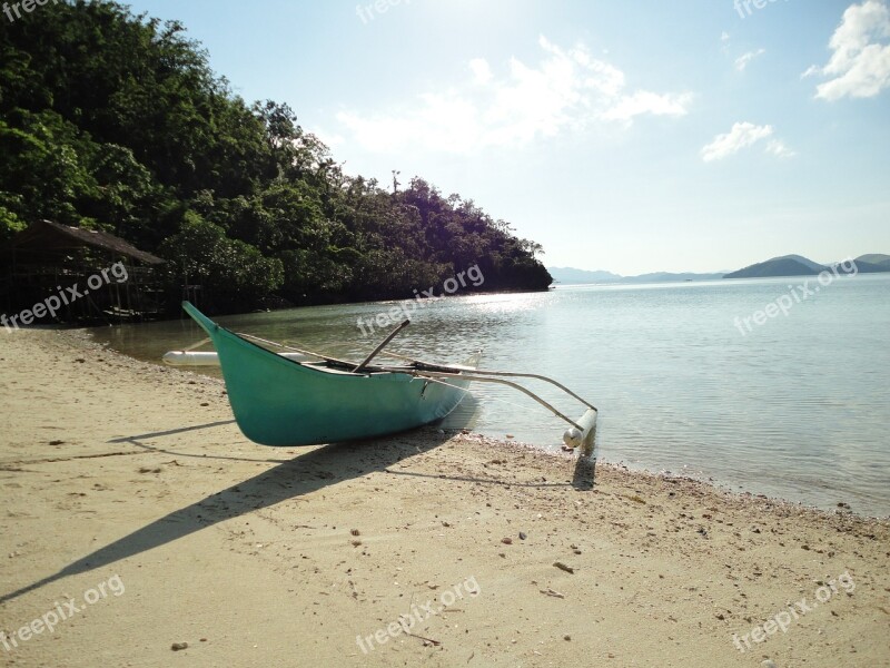 Boat Paradise Beach Aqua Sea