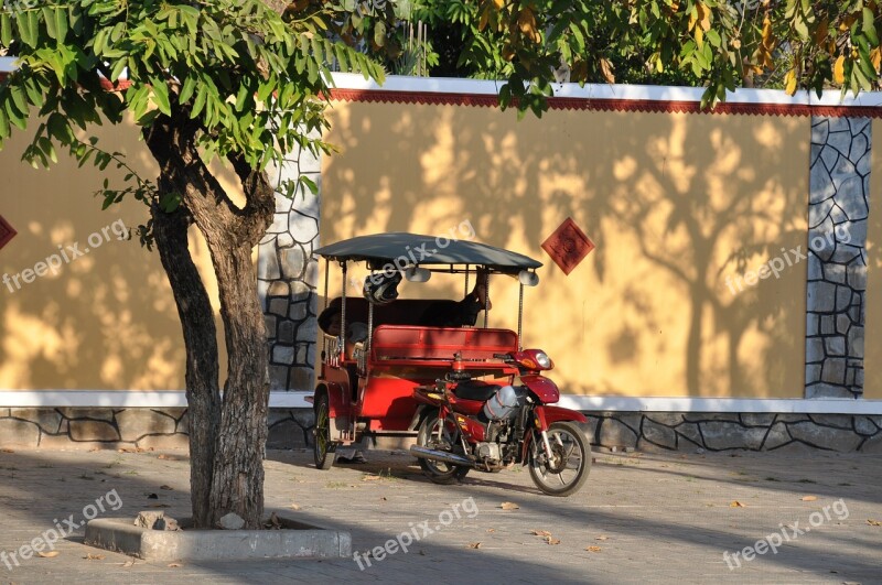 Cambodia Rickshaw Phnom Penh Car Free Photos