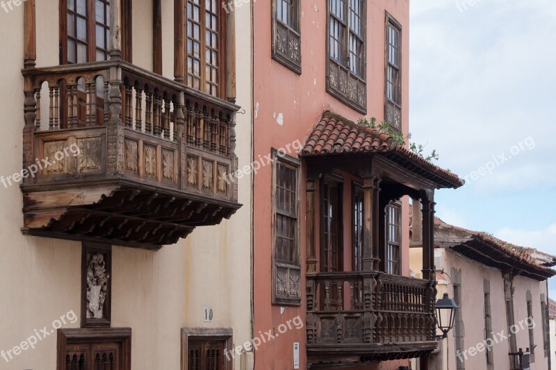 Townhouses Elegant Simply Wooden Balconies Typical