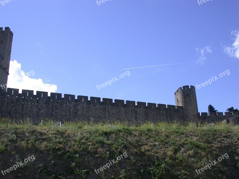 Carcassonne Ramparts Medieval Castle Free Photos