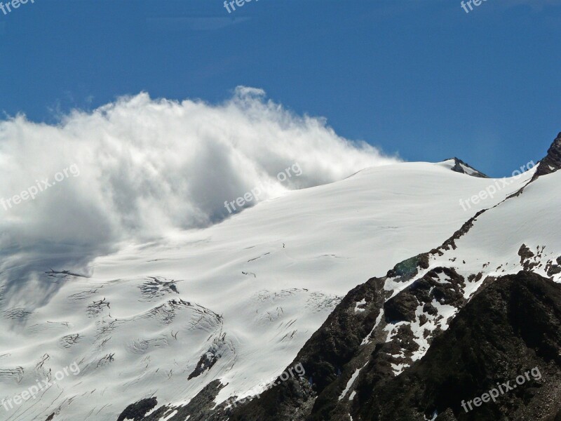 Alpine Mountains Glacier Austria Tyrol