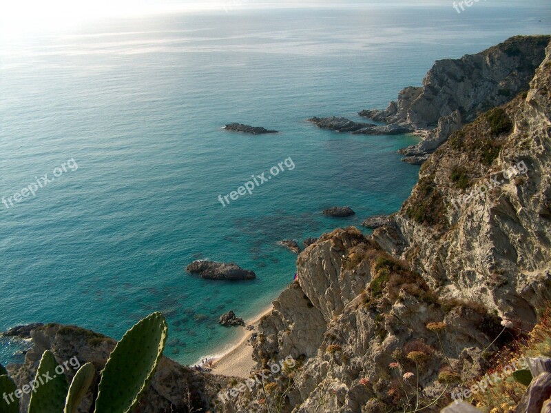 Calabria Italy Capo Vaticano Coast Mediterranean