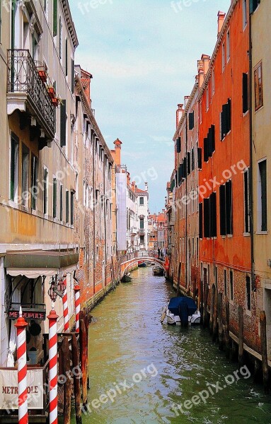 Venice Channel Houses Old Houses City