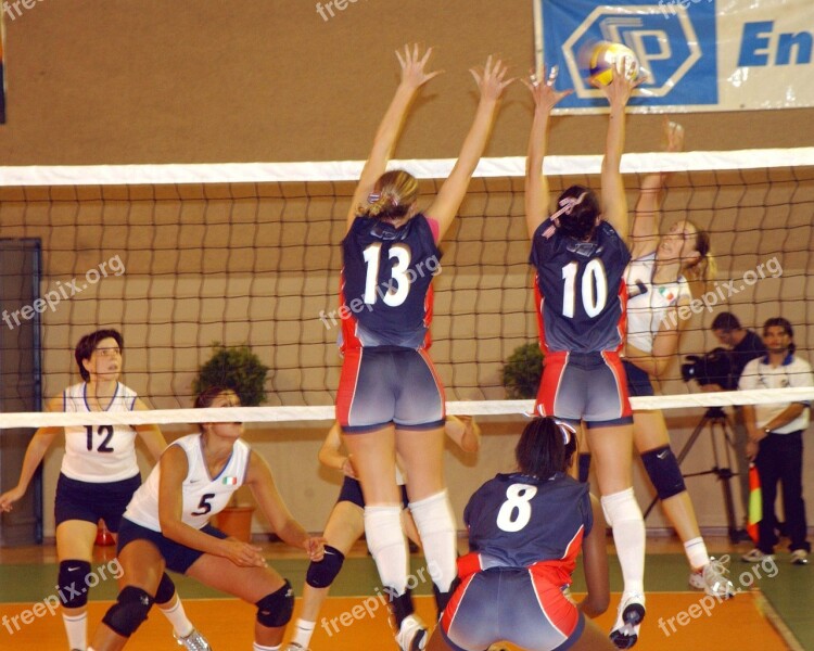 Volleyball Women Team Sport Competition