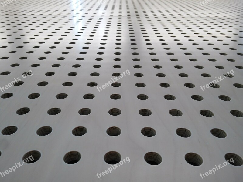 Holes Pattern Perspective Smooth Free Photos