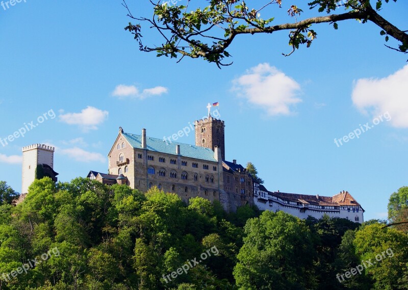 Wartburg Castle Castle Historically Luther Eisenach