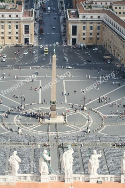 Saint Mark's Square Rome Italy Antique Vatican