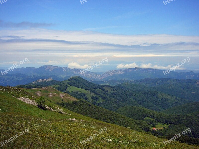 Greben Mountain Landscape Serbia Mountain Nature