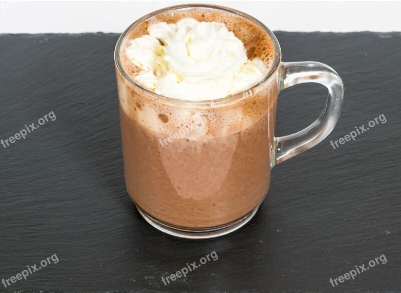 Hot Chocolate Lumumba Cognac Whipped Cream Cocoa