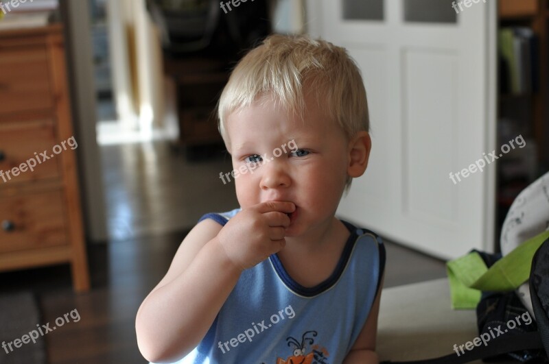 Toddler Grimace Summer Eat Free Photos