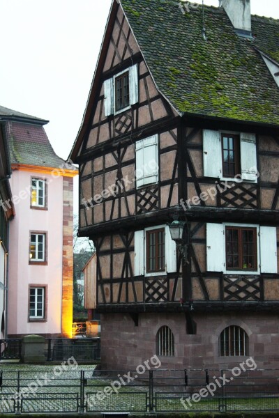 Studs Alsace Strasbourg Heritage House Facade