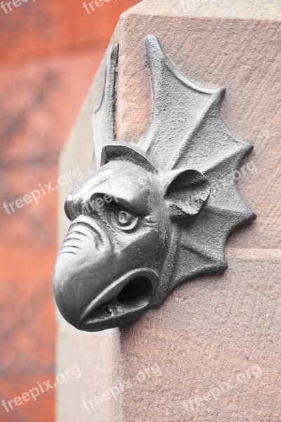 Strasbourg Gargoyle Alsace Cathedral Free Photos