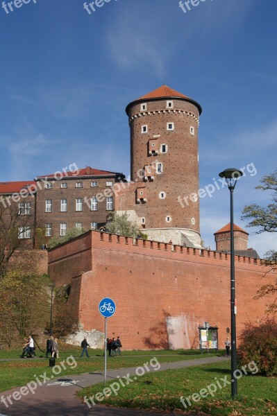 Poland Kraków Wawel Monument The Old Town